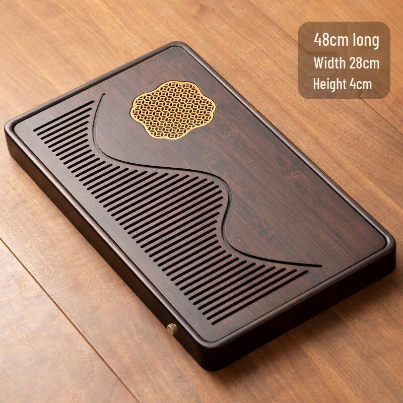 New Chinese Style Bamboo Draining Tea Tray