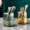 Luxury Makeup Organizers Desktop Cosmetic Brush Storage Box Office Pen Case Make Up Brushes Organizer Lipstick Sundries Holder