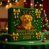 Dog Advent Calendar 24 Days Countdown Box Acrylic Puppy-Themed Ornament for Christmas Tree Multifunctional Holiday Decor for Kids And Pet Lovers