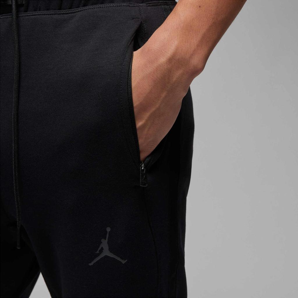 Jordan Dri-Fit однотонные быстросохнущие спортивные брюки с эластичной резинкой на талии, мужские брюки, черные DV9786-010