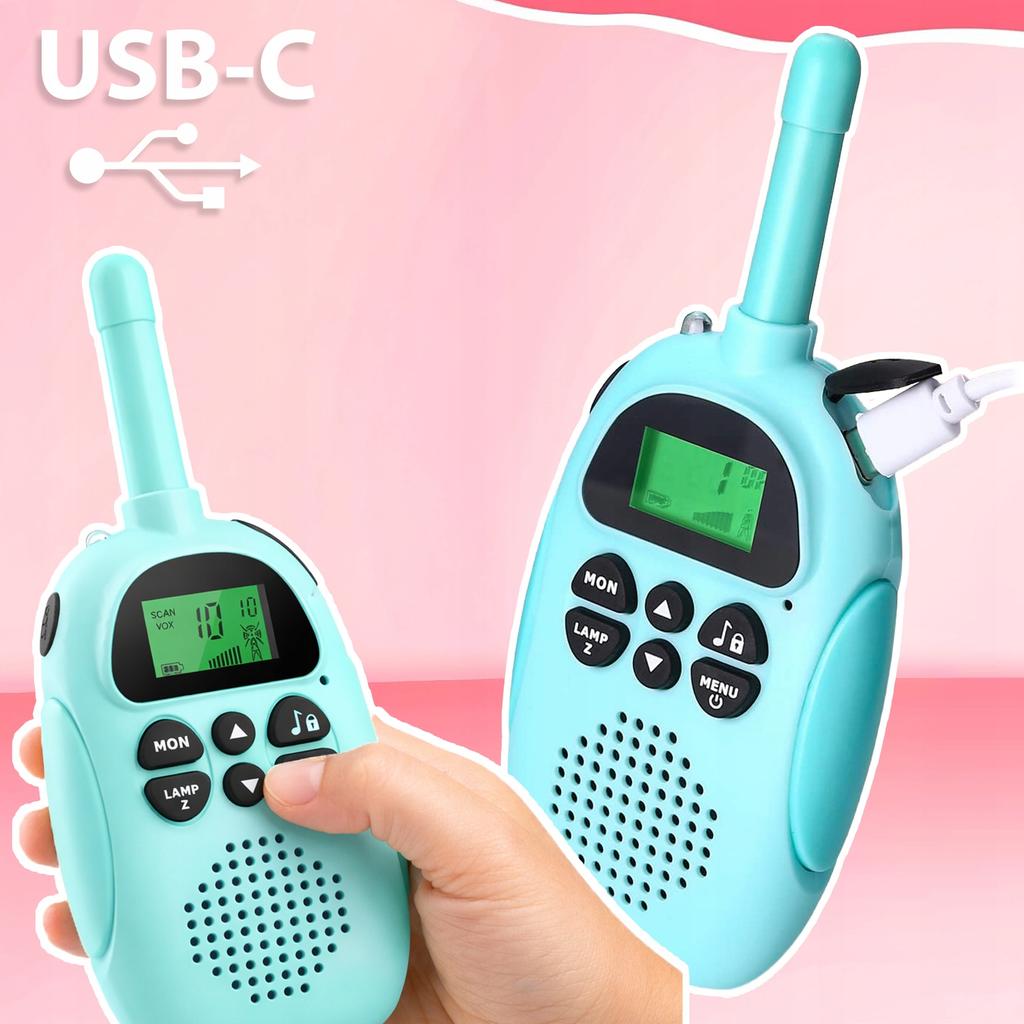 [PACZA] Kids Walkie Talkie USB Set 2 pieces Z3323