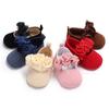 Baby Solid First Walkers Autumn 0-18 Months Infants Flowers Lace-up Casual Toddler Crib Shoes