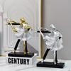 Abstract Character Ornaments Resin Miniatures Figurine Sculpture Nordic Style Dancer Statue  Gift