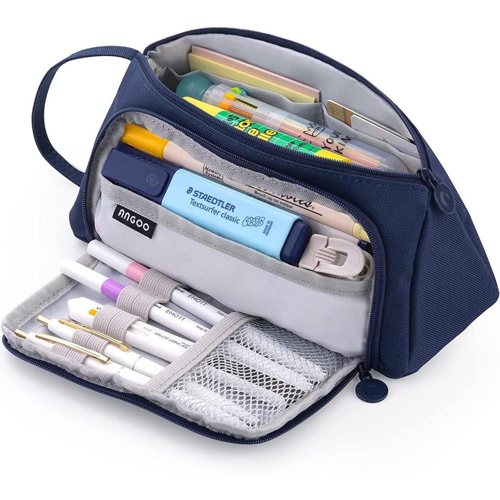 1 шт., многофункциональная коробка для канцелярских принадлежностей, сумки для хранения канцелярских принадлежностей, креативный пенал для подростков, студентов и взрослых, большой вместительности