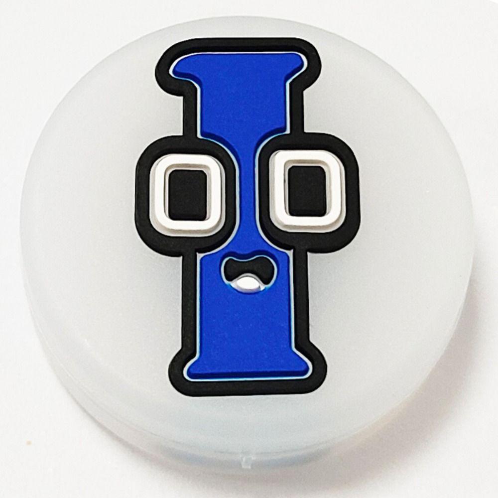 Силиконовый теннисный амортизатор с 26 английскими буквами, теннисная ракетка, амортизатор, ракетка для сквоша