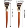 2pcs Ultra Thin Foundation Brush Soft Hair Ace Contour Brush Wooden Handle Make Up Brush Blending Foundation Brushes Makeup Tool