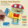 Игрушечный кассовый аппарат, игровой калькулятор, наличные, игровые деньги, мороженое, овощи, электронный калькулятор, реалистичный для детей от 3 лет