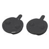 CANSUCC 2pcs Bicycle Disc Brake Pads Resin and Semi Metallic Round Mountain Bike Brake Pads for JAK‑5