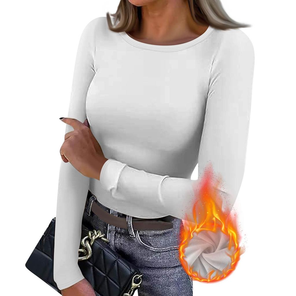 Женская приталенная футболка Модная повседневная однотонная с V-образным вырезом пуловер с длинным рукавом топ