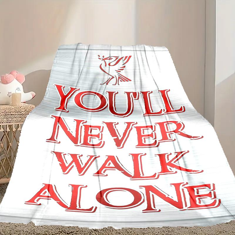 1pc Liverpool FC Blanket, Super Cozy Printed Home Blanket, All-Season Warmth