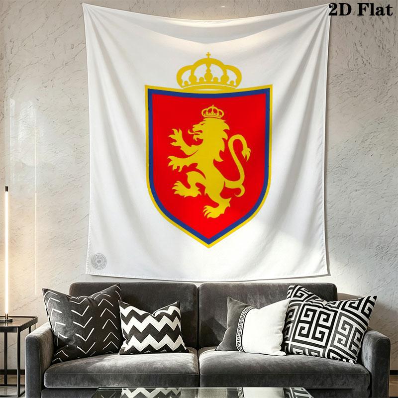 Real Zaragoza Wall Tapestry Aesthetic Wall Hanging Printed Fabric Blanket Decorative Tapestries for Bedroom Living Room Home Decor