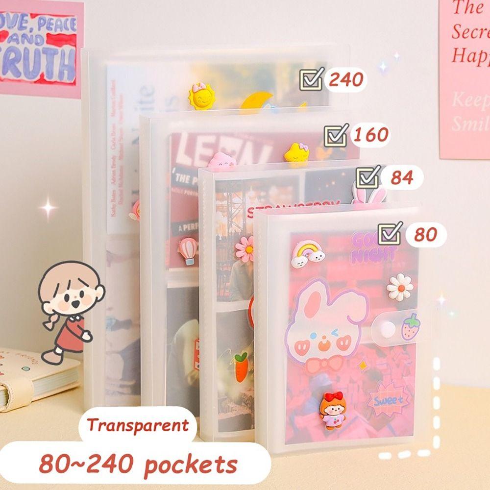 1Pcs PVC Photo Album Collect Book Photocard Holder New Picture Card Holder  Idol Star