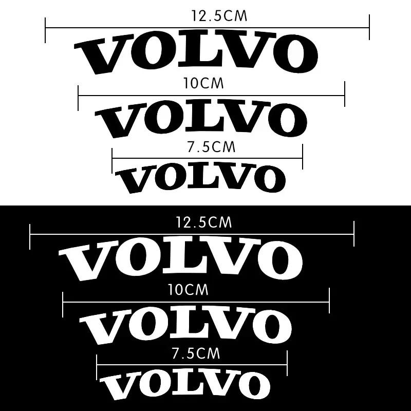 fhsxa1 6Pcs High Temp Resistant Car Brake Caliper Stickers For Volvo XC60 XC90 S60 S90, Waterproof Vinyl Decal Auto Tuning Accessories