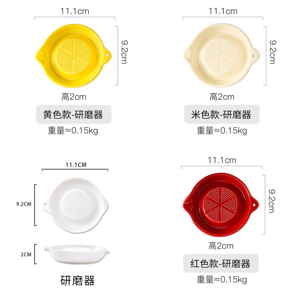 Керамическая чеснокодавилка с ручным диском для измельчения для приготовления детского питания и фруктовых пюре