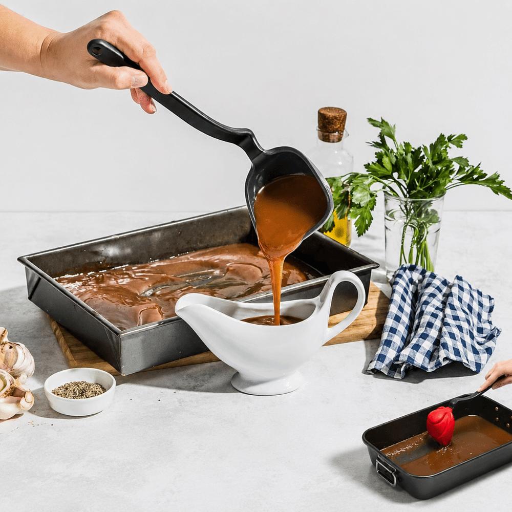 Anti Scalding Silicone Spatula Multifunctional Cooking Utensils Tool Restaurant