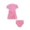 Ralph Lauren Baby Girl Belt Cotton Shirt Dress Bloomers Cwpodrsf3d20407999