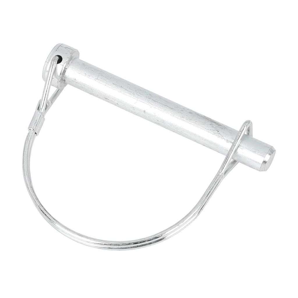 X AUTOHAUX Safety Coupler Pin Trailer Shaft Lock Pin Trailer Coupler Pin 80x10mm Arched D Shape Carbot 4 Pack
