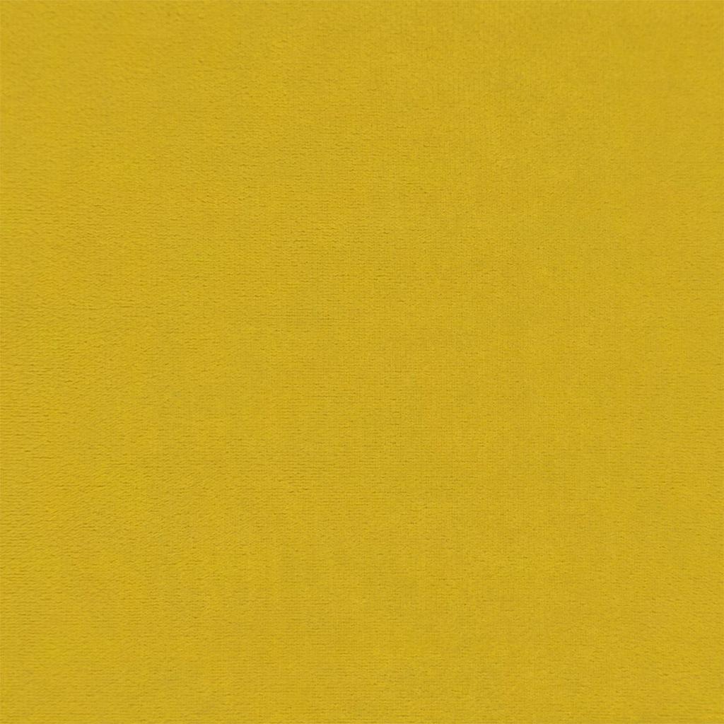 2 Seater Sofa Yellow 115 x 61 x 87 cm Velvet (V)