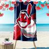 Пляжное полотенце с принтом Cleveland Indians, большое, мягкое, быстросохнущее, для пляжа, кемпинга, плавания