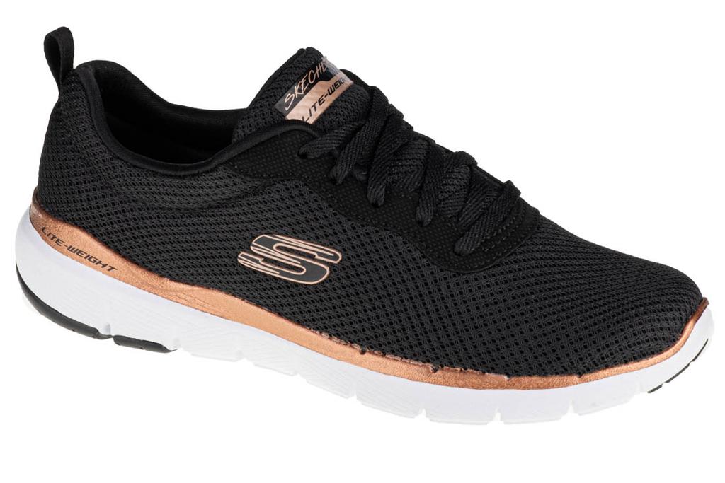 Skechers Flex Appeal 3.0 - First Insight, женские черные кроссовки