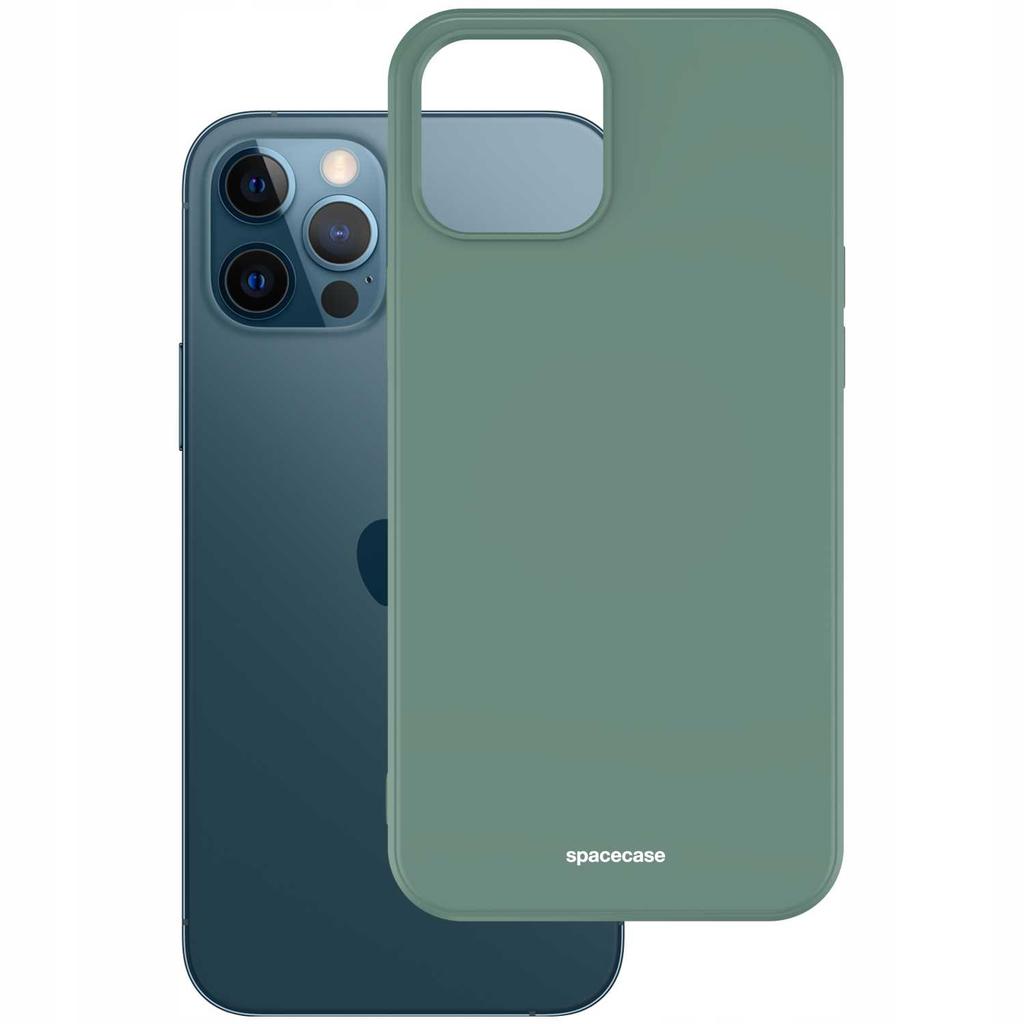 Sc Silicone Case Iphone 12 Pro Max Dark Green