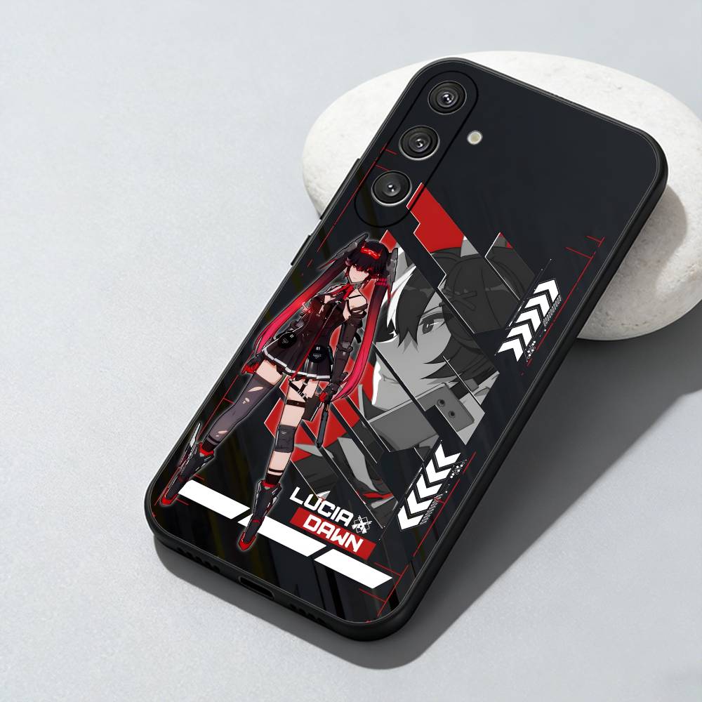 Игровой Чехол для Телефона Punishing Character Collection Для Samsung Galaxy A73, A72, A71, A70, A52, A51 Другие Мягкая Черная Крышка