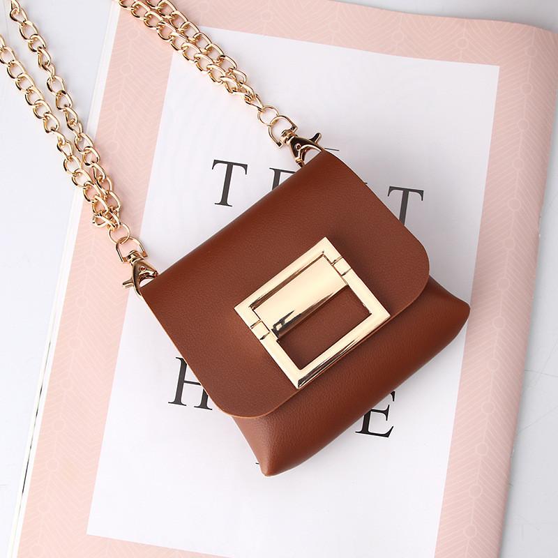 Mini Style Minimalist Shoulder Bag Outdoor Fashion Metal Chain Crossbody Bag