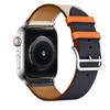 Одинарный ремешок для Apple Watch 44 мм 40 мм 45 мм 41 мм 49 мм 42 мм Браслет из натуральной кожи ремешок для iWatch series 3 4 se 6 7 8 ultra 2