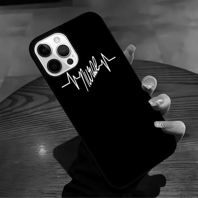 Nurse Heartbeat design Phone Case For iPhone 17 Air 16 15 14 13 12 11 Pro Max Max Plus Bumper Case Cover