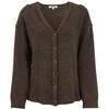 ONLY Women's 2025 Autumn V-Neck Wool Blend Loose Cardigan