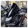 Ветровое стекло XPingu для CBR650R 2019202020212022022020202023 Мотоциклетное усиленное приподнятое ветровое стекло Ветровое стекло Черный Серый Цвет ветрового стекла: черный