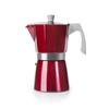 Cafetière À Expresso - Ibili - Evva Red - 6 Tasses - 300 Ml - Fonte D'aluminium - Induction