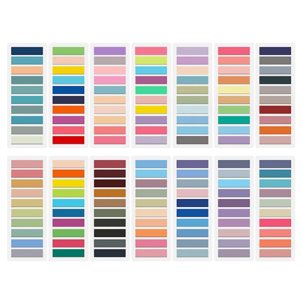 2800/3600 шт. Цветные индексные наклейки, водонепроницаемые ПЭТ-бирки, клейкие заметки, флаги, метки страниц, записываемые вкладки для индексов файлов