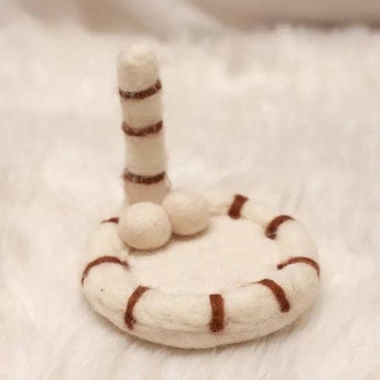 Фетровая подставка под кружку в виде кошачьей попы Смешные подставки под кофе Мягкие впитывающие коврики для стола Элегантный декор для дома Подарок для любителей кошек