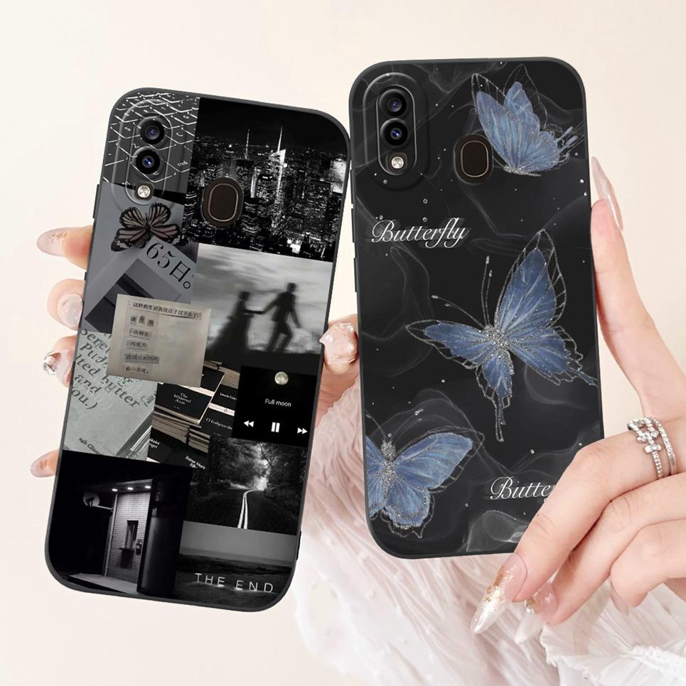 Для Samsung Galaxy A20 A20s A30 M10s Чехол Стильный Расписной Мягкий Силикон ТПУ Задняя Крышка Телефона Для Samsung M10s A105F A107F Funda