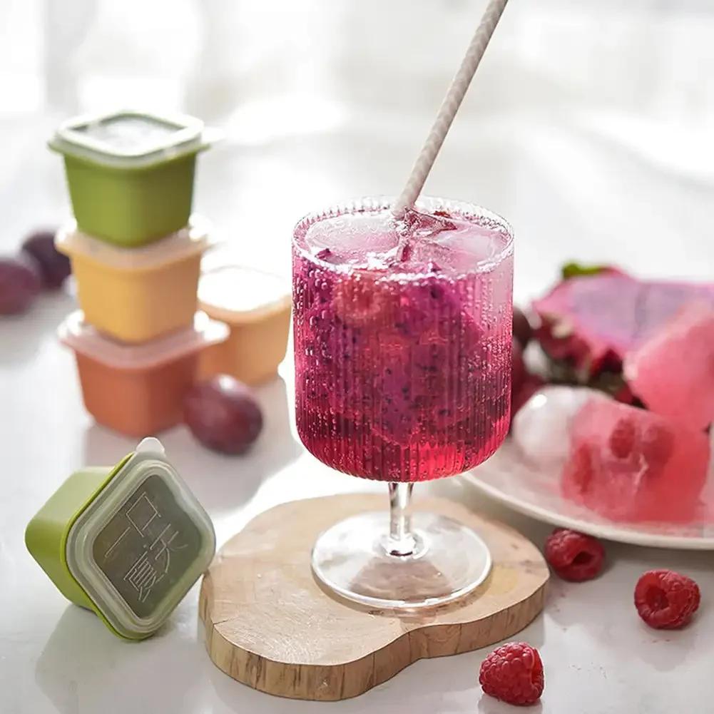 Форма для квадратных кубиков льда из полипропиленовой смолы 50 мл, набор 6 шт., экологичная, для домашней кухни, лето 2024, популярные аксессуары