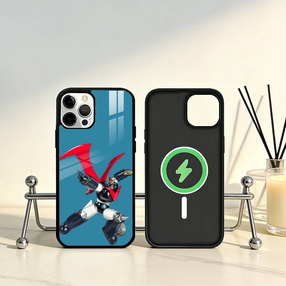 Mazinger Z Robot Phone Case For iPhone17,16,15,14,13,12,11 Plus,Pro Max Magnetic For Magsafe Wireless Charging
