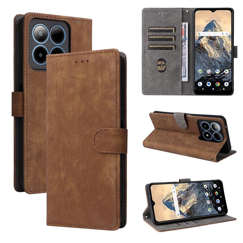 Flip Cover for Boost Summit 5G 2024 PU Leather Phone Case Full-Body Protection Shockproof with [RFID Blocking]