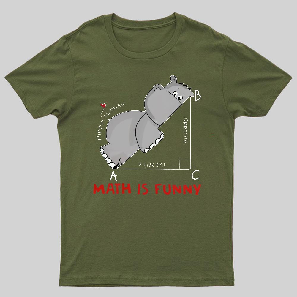 Math Is Funny Geeky T-Shirt