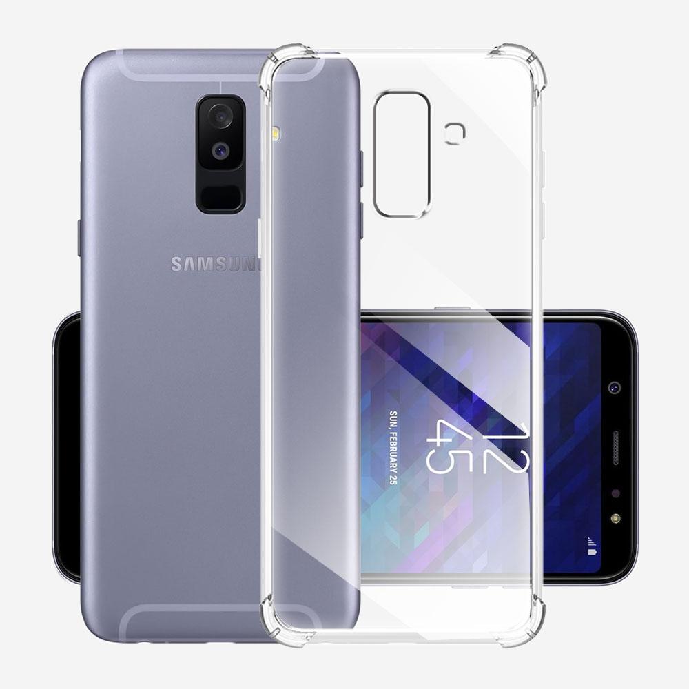 Для Samsung A6 Plus Чехол Прозрачный Противоударный Силиконовый Мягкий Защитный Бампер Чехлы Прозрачный Чехол Для Samsung Galaxy A6 Plus A6Plus Funda