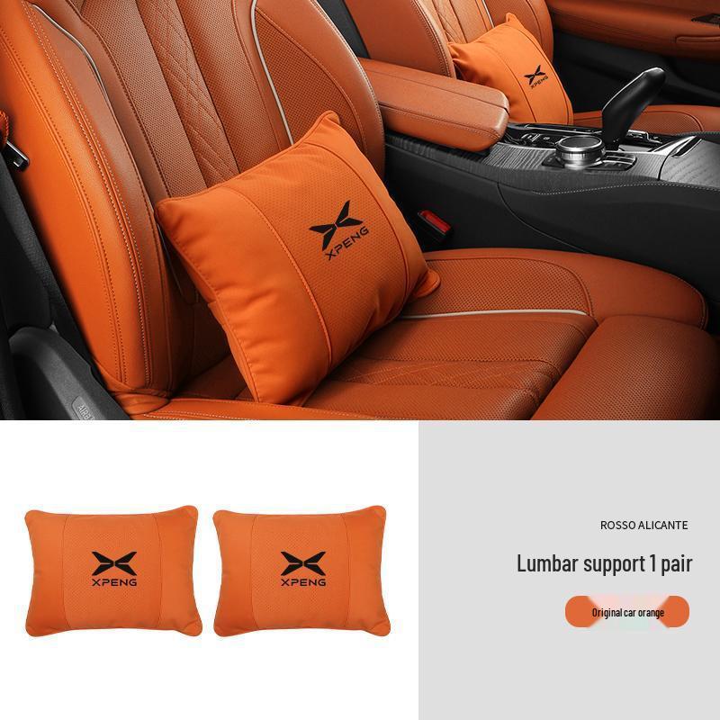 XPeng P7 Headrest & Lumbar Support, P5/G3/i G9 Neck Pillow: Maybach Style.