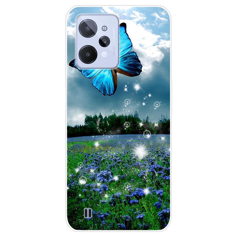 Для Realme C31 C 31 RealmeC31 чехол Мягкая силиконовая задняя крышка модный чехол для телефона с мультяшным рисунком