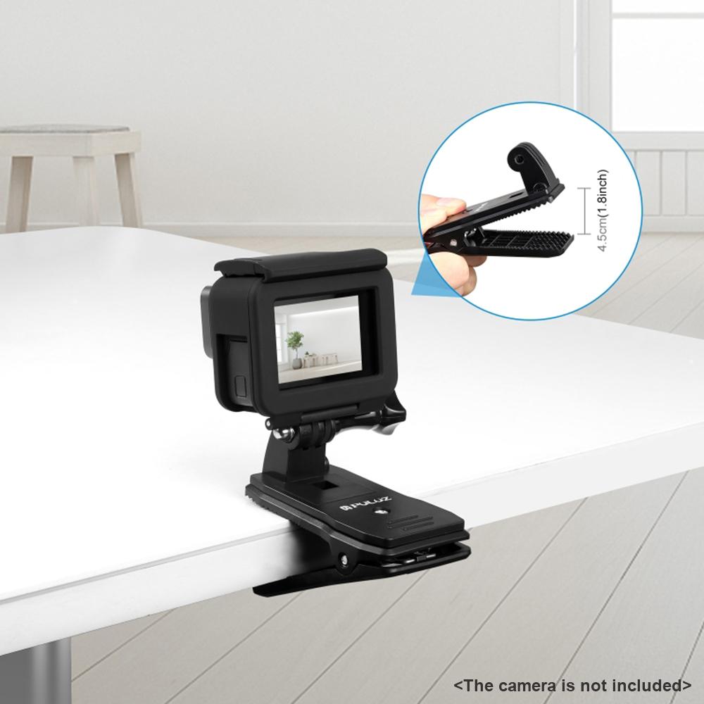 PULUZ Backpack Shoulder Strap Mount Backpack Clip Replacement for GoPro Hero 11/10/9 Osmo Pocket