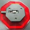 For Car LED Stop Sign With Light Flashing Warning Indicator LED Stop Sign For Garage Parking For Home Outdoor Road Pathway