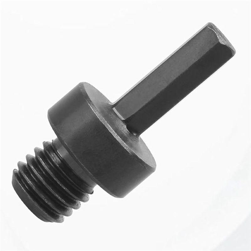 AEE2-1 Pack Core Drill Bit Adapter 5/8Inch-11 Thread Male To 3/8Inch Hex Shank