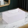 Современная минималистичная кожаная коробка для салфеток для дома, офиса или отеля