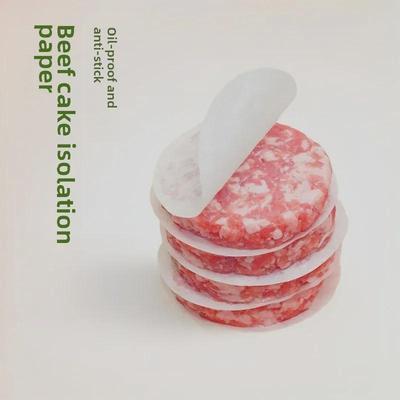 Антипригарная силиконовая бумага для заморозки, для бургеров и выпечки