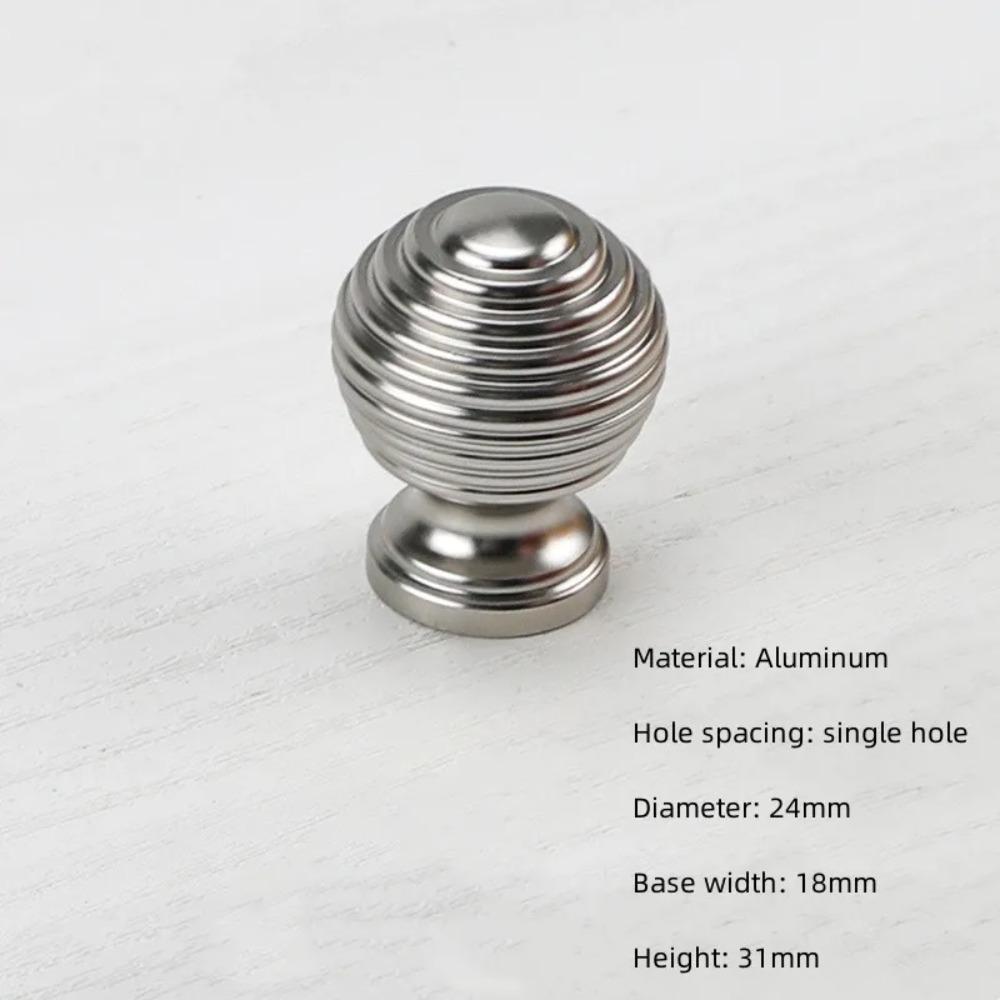 Silver Furniture Handle Single Hole Furniture Knobs Small Door Handle Cabinet Pulls  Wardrobe