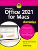 Книга Office 2021 for Macs For Dummies