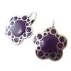 [G5813] — Фиолетовые дизайнерские серьги «Princess Pop»